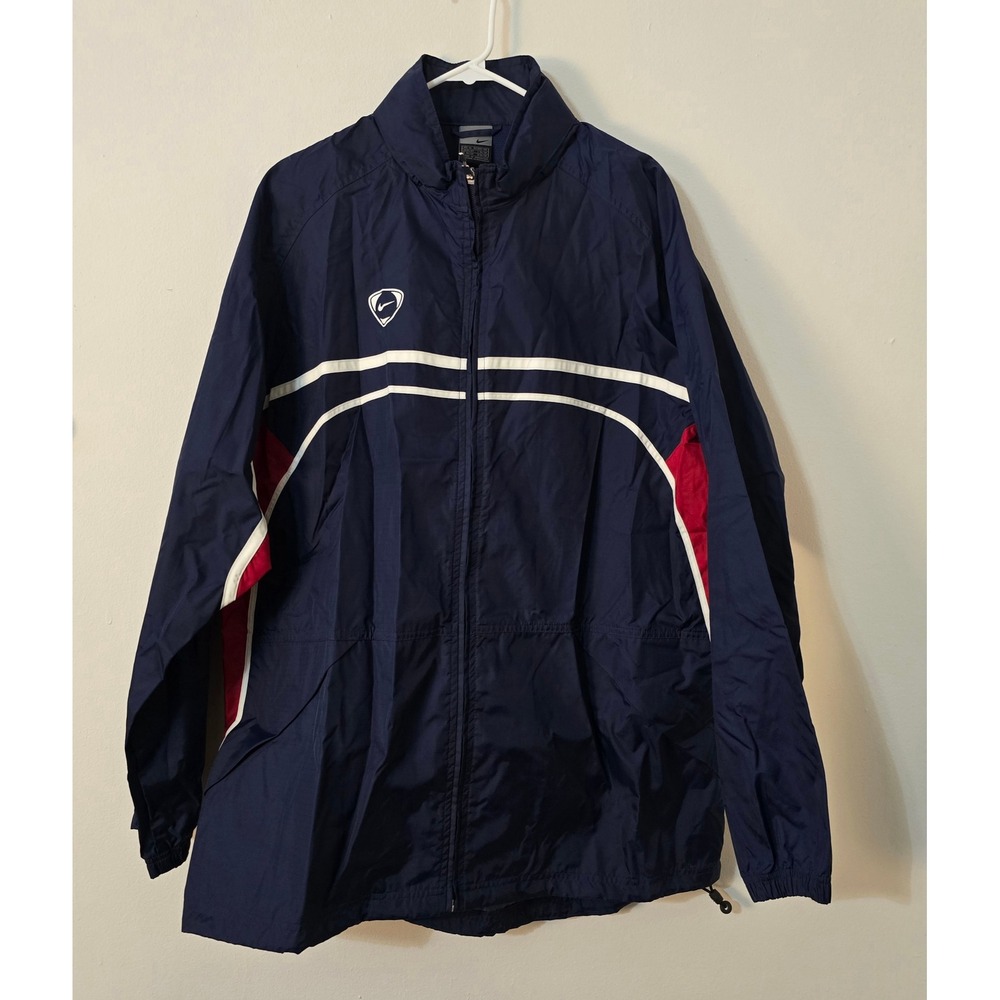 Nike Windbreaker Jacket Mens Extra Large Blue 920220 KL4